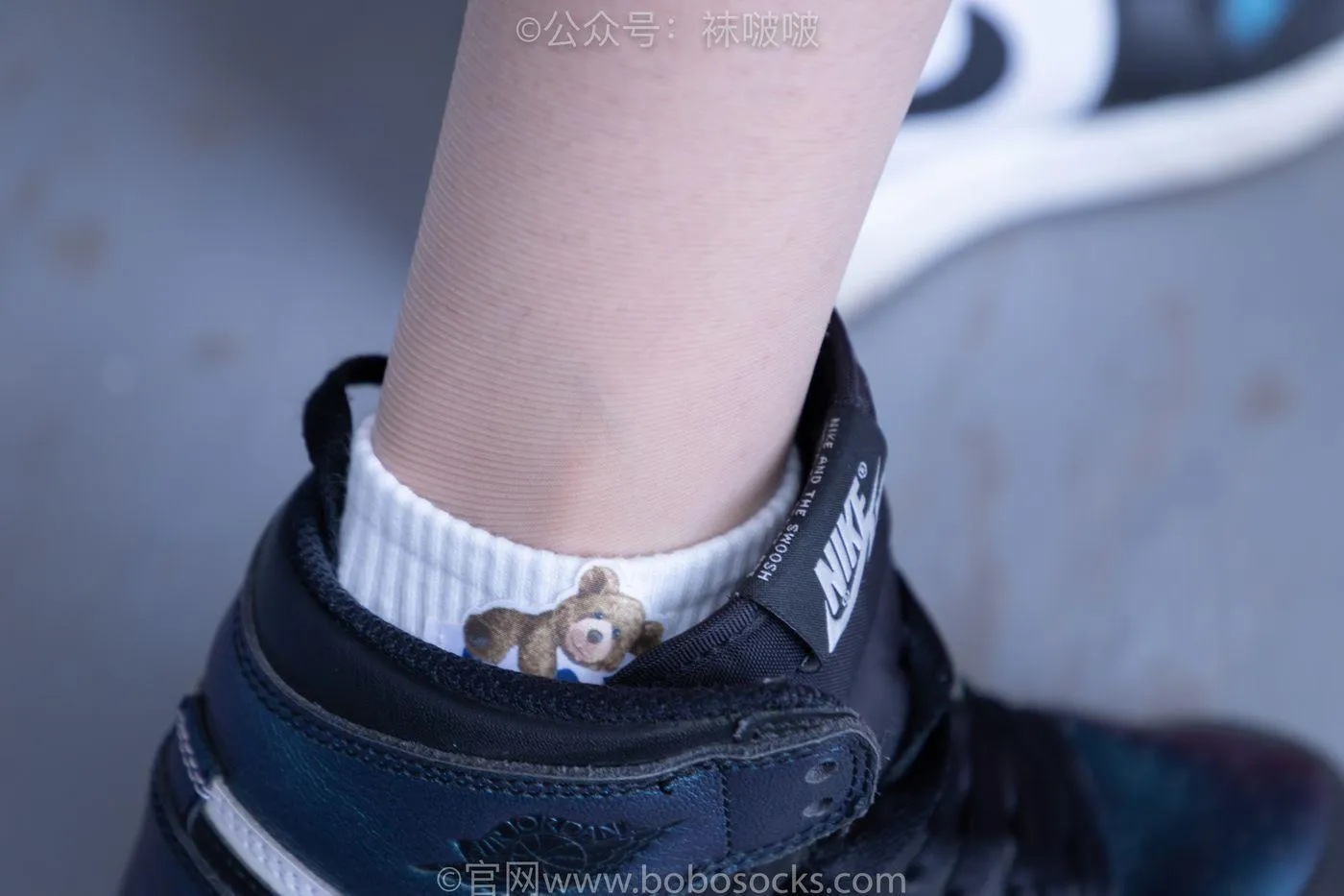 [BoBoSocks袜啵啵]NO.011 稚予-AJ、白色短棉袜、肉丝 [139P]插图
